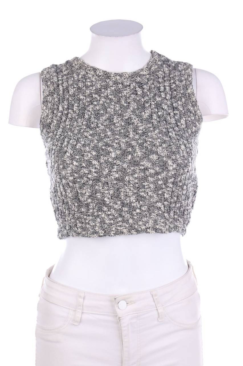 Carou Bershka Cropped-Strick-Top