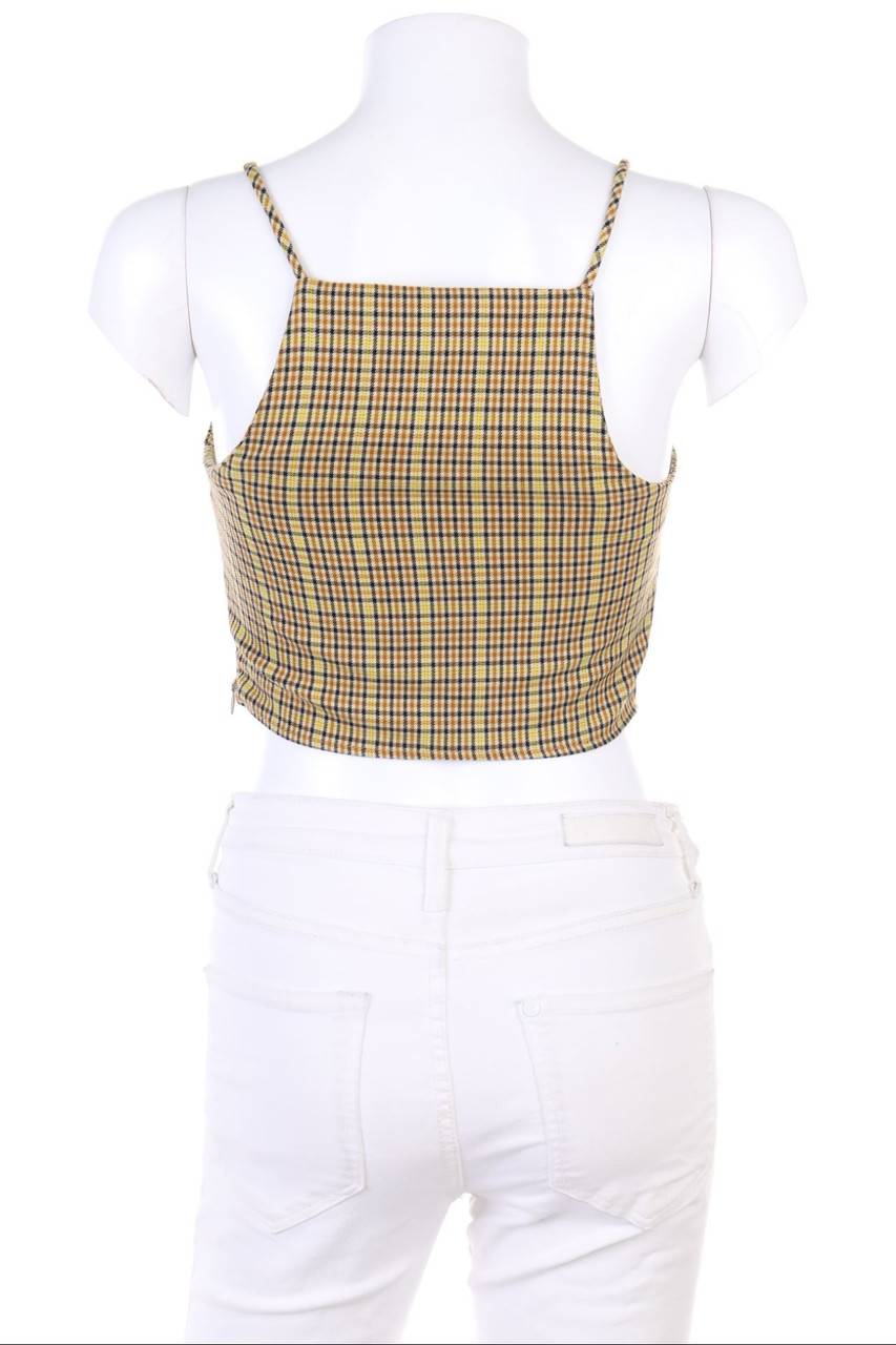 Carou Bershka Karo-Crop-Top