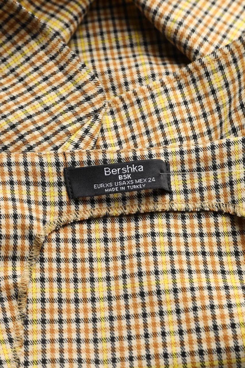 Carou Bershka Karo-Crop-Top