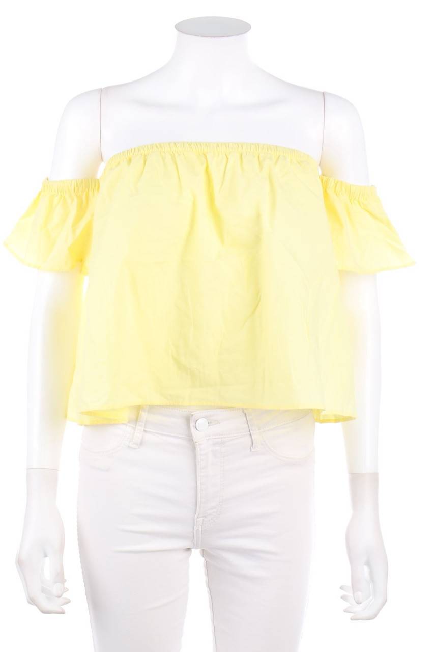 Carou Bershka Kurzarm-Bluse