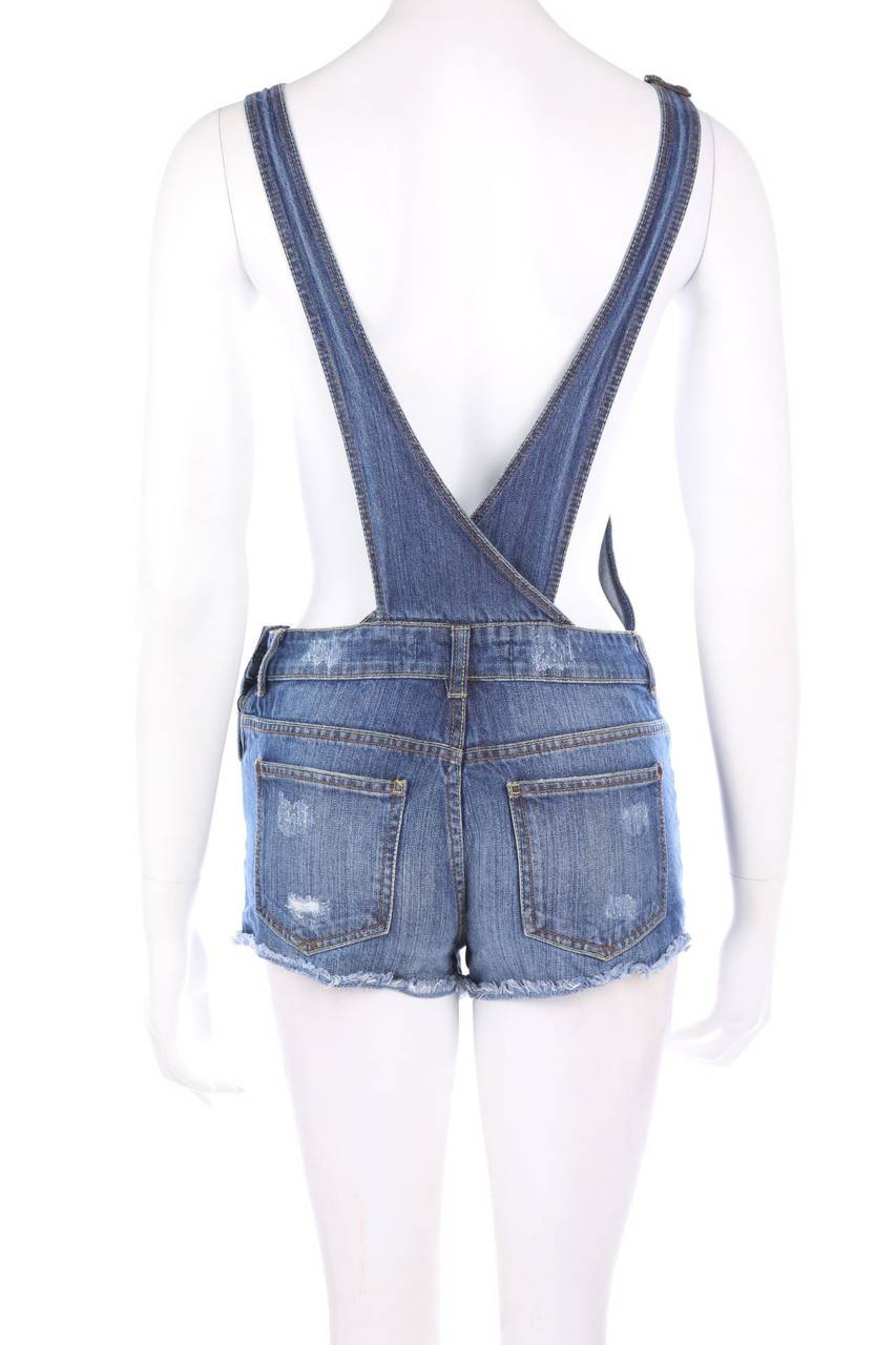 Carou Bershka Latz-Destroyed Jeans-Shorts