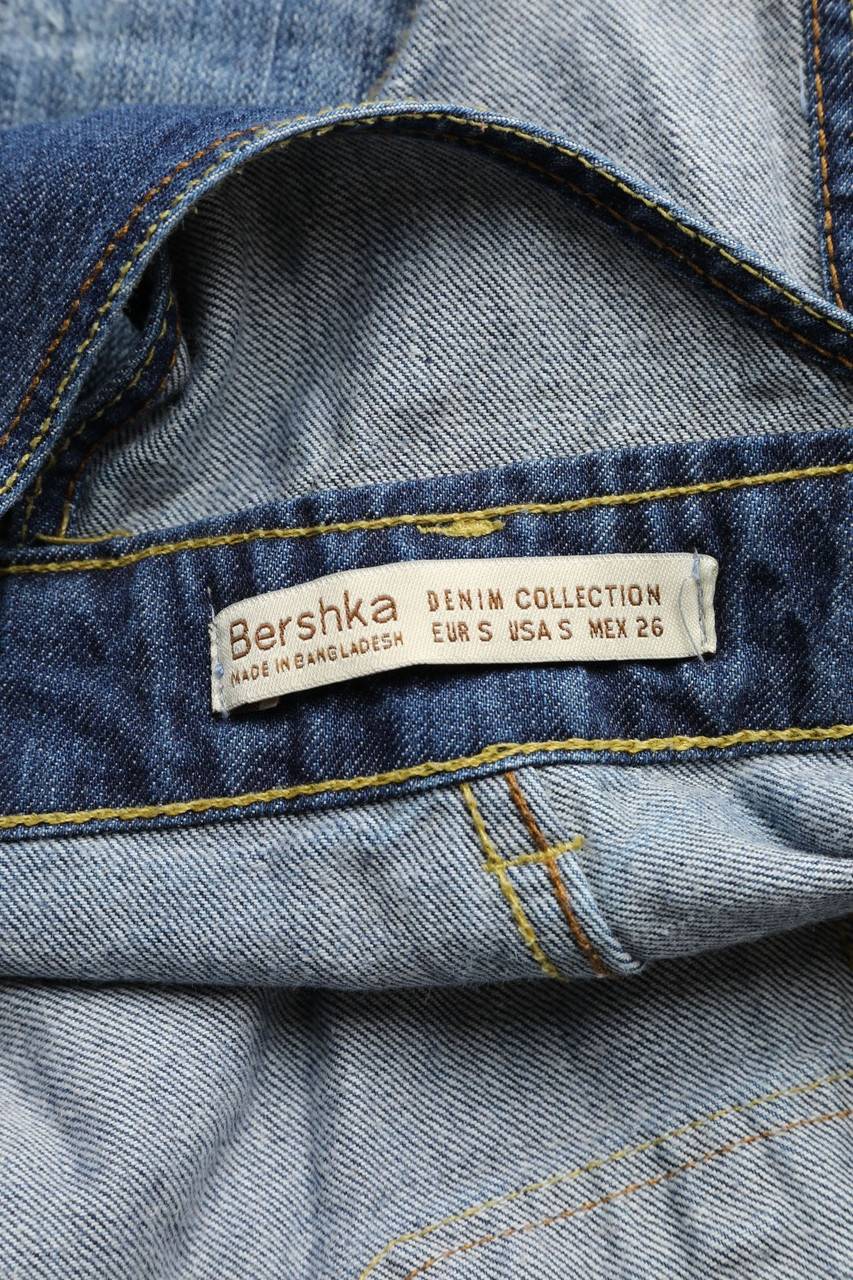 Carou Bershka Latz-Destroyed Jeans-Shorts