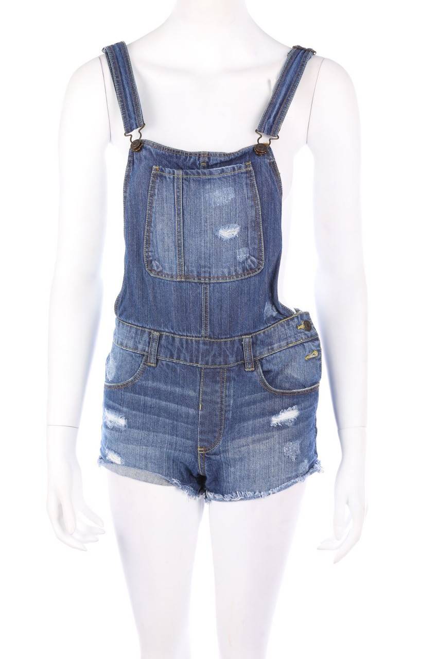 Carou Bershka Latz-Destroyed Jeans-Shorts