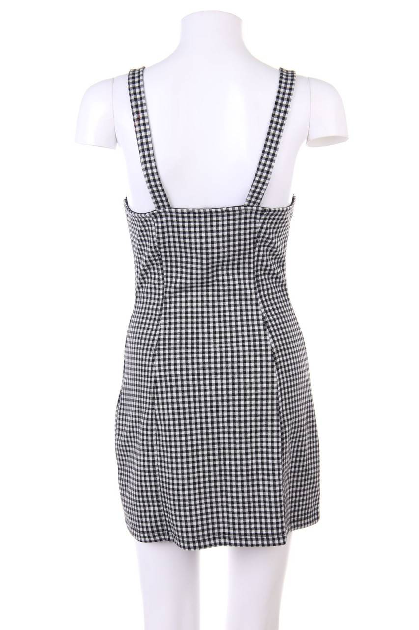 Carou Bershka Minikleid Mit Karo-Muster