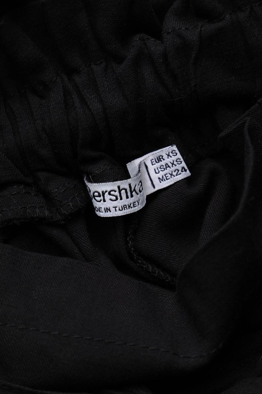 Carou Bershka Paperbag-Shorts Aus Viskose