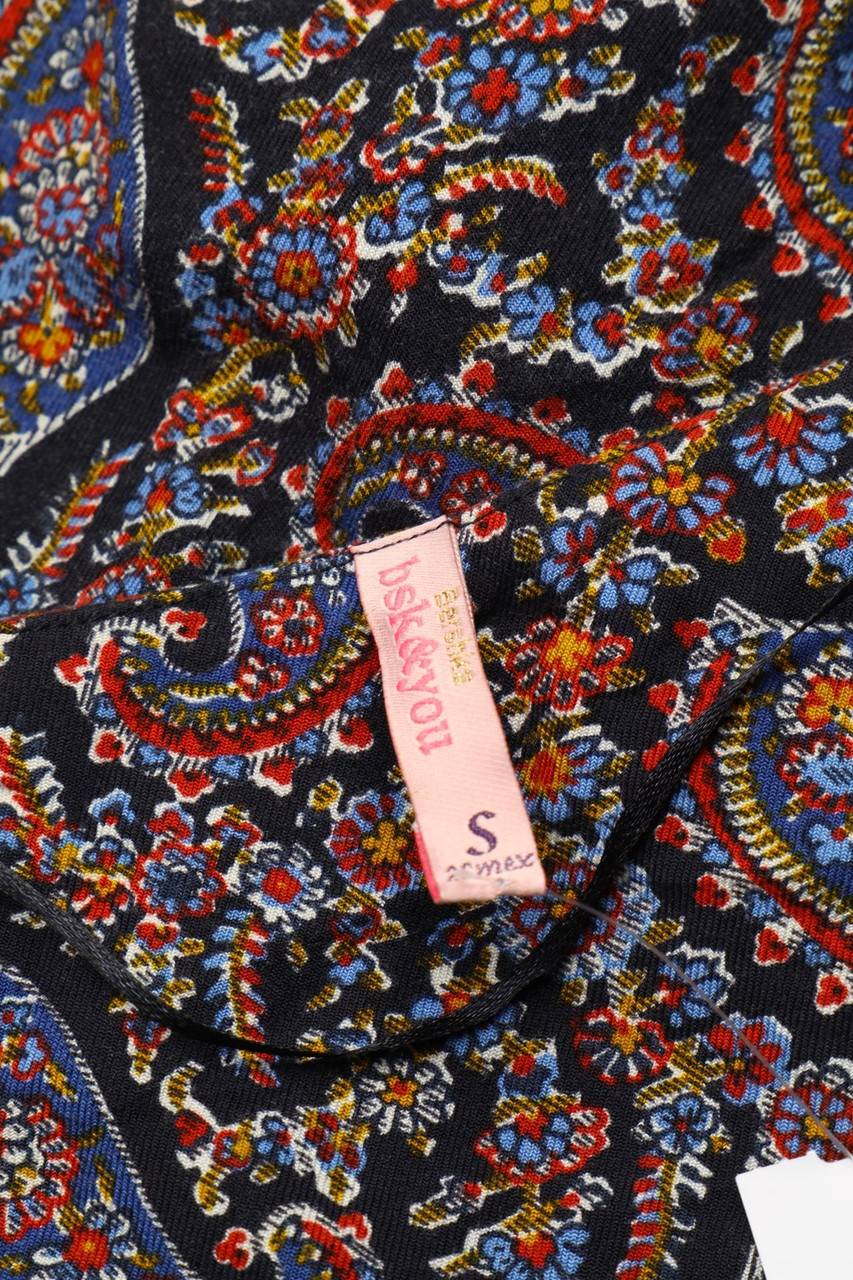 Carou Bershka Sommer-Jacke Mit Paisley-Print