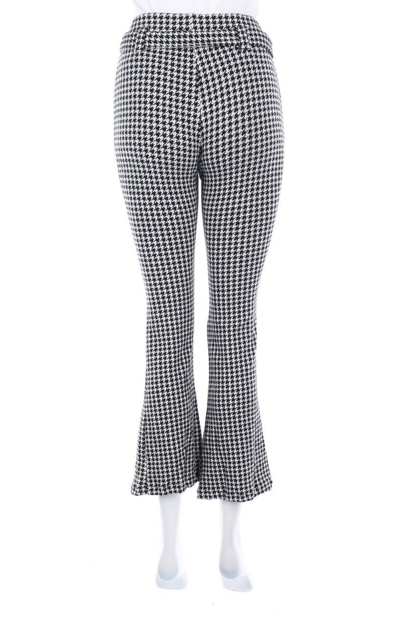 Carou Bershka Strickhose Mit Hahnentritt-Muster