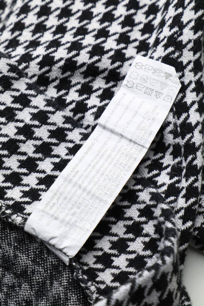 Carou Bershka Strickhose Mit Hahnentritt-Muster