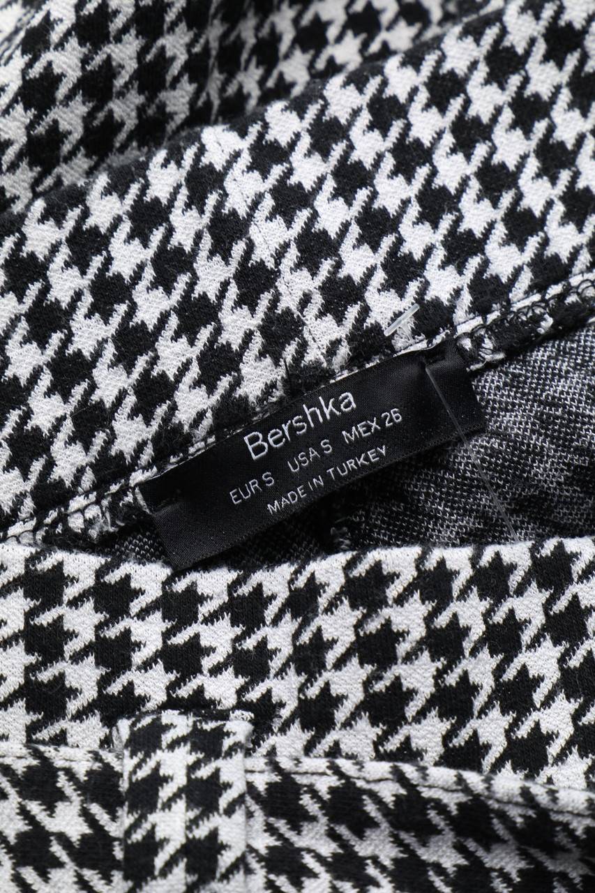 Carou Bershka Strickhose Mit Hahnentritt-Muster