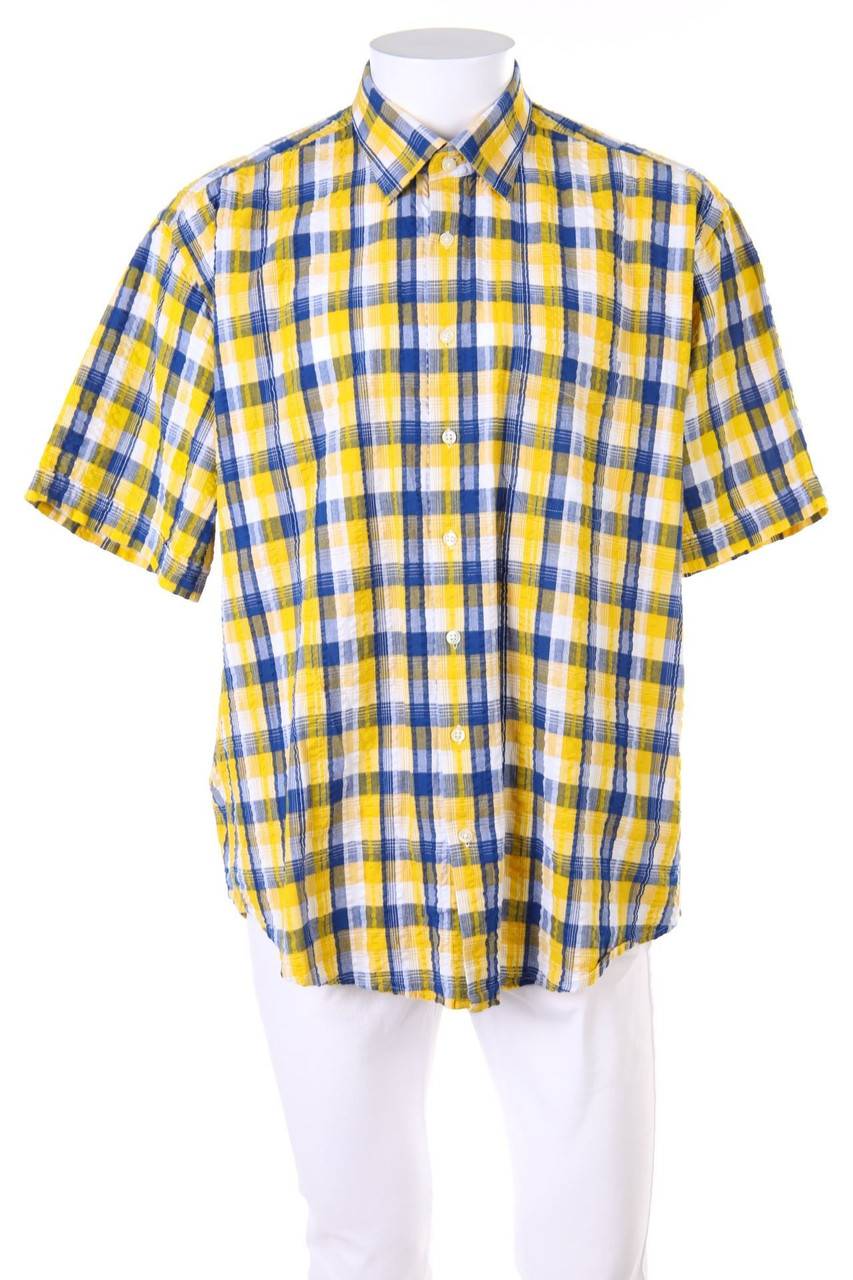 Carou Bexley Kurzarm-Hemd mit Karo-Muster