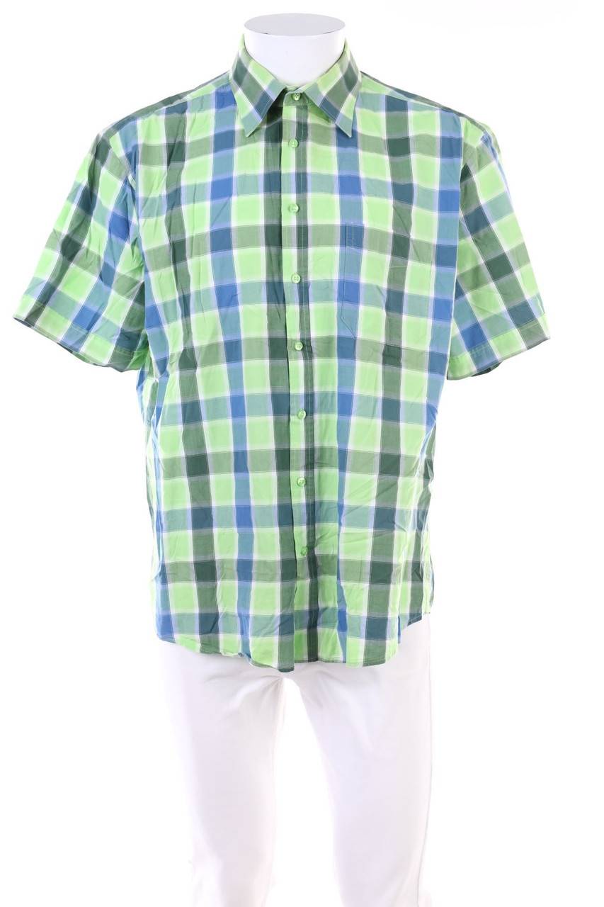 Carou BEXLEYS Kurzarm-Hemd mit Karo-Muster