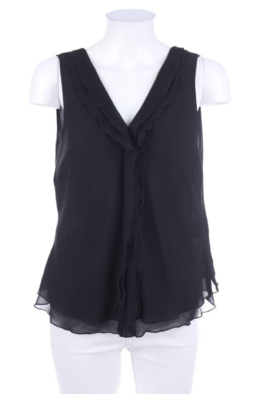 Carou bianca Blusentop mit Volants