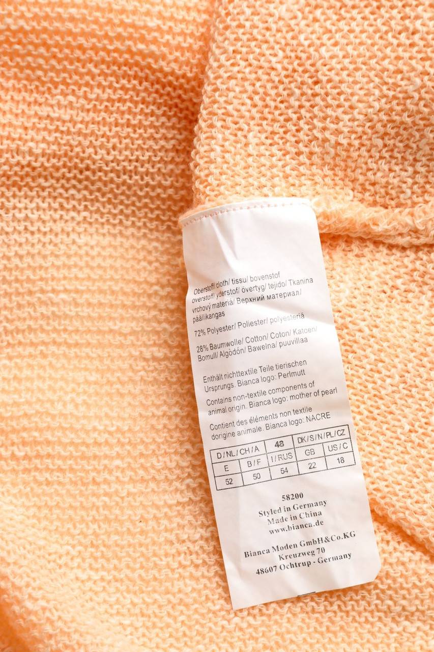 Carou Bianca Cardigan Aus Baumwoll-Mix Mit Quasten