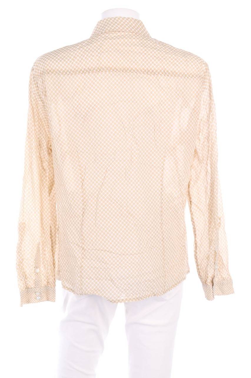 Carou Bianca Hemd-Bluse Mit Krempel-Ärmeln