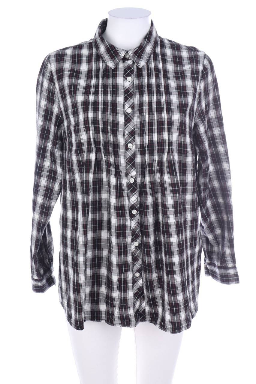 Carou blue motion Hemd-Bluse mit Karo-Muster