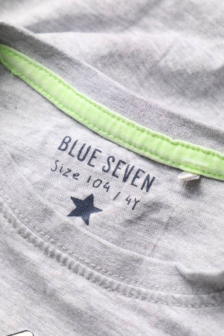 Carou Blue Seven T-Shirt Mit Print