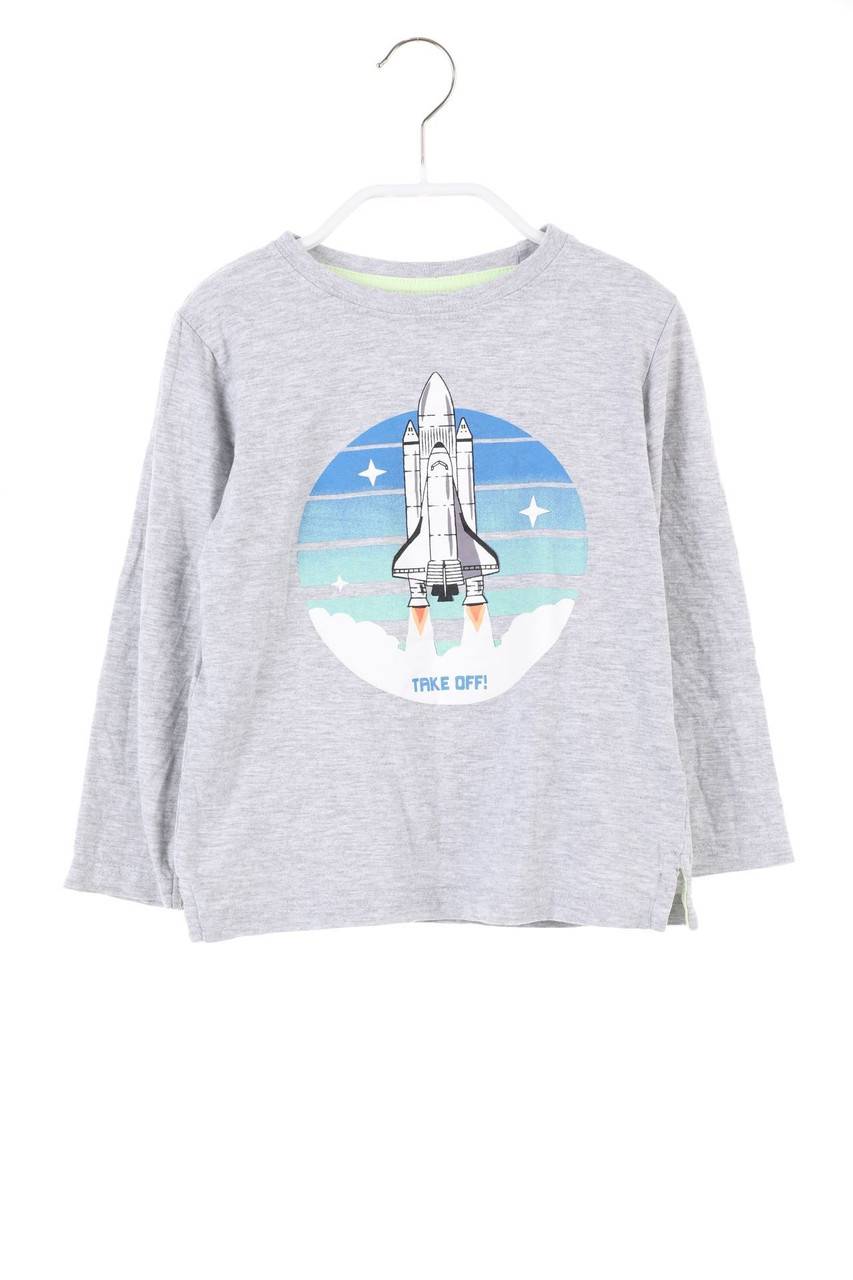 Carou blue seven T-Shirt mit Print