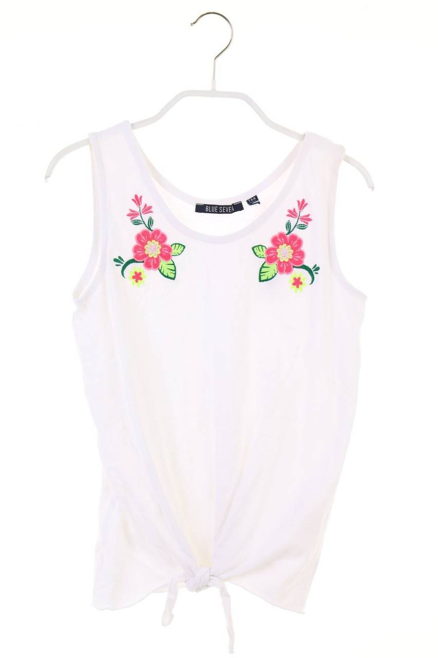 Carou blue seven Top mit Stickereien