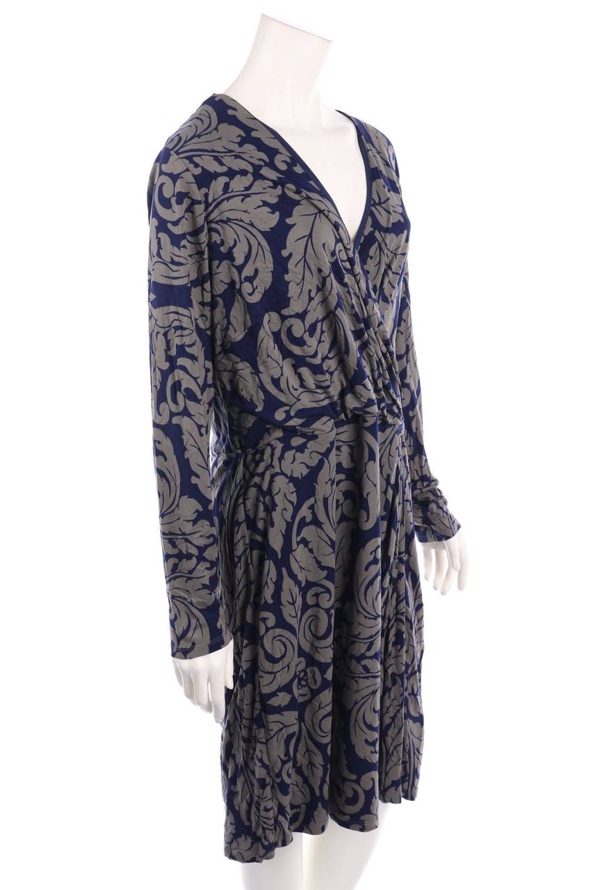 Carou Boden Jersey-Kleid Mit Floralem Muster