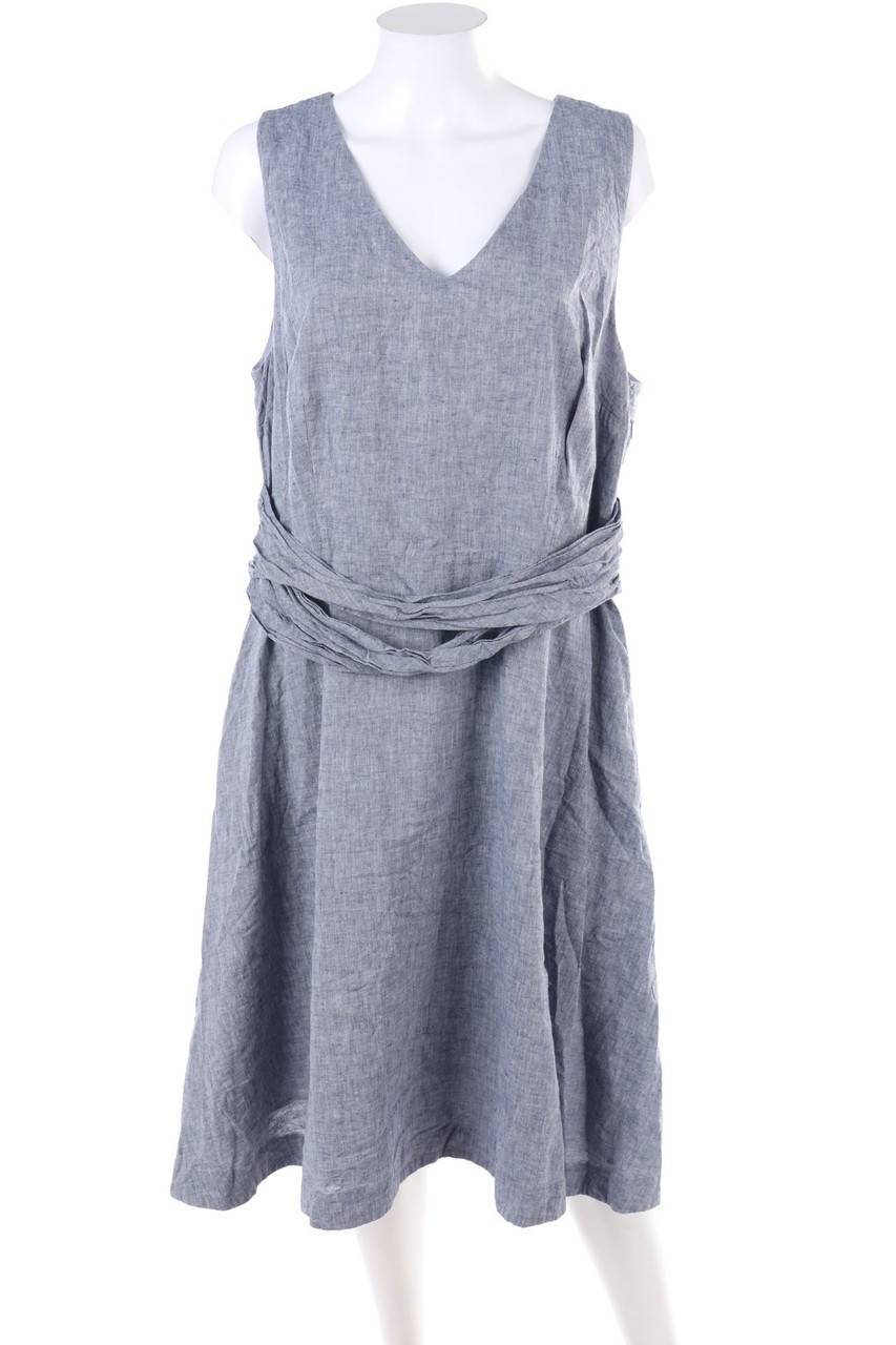 Carou Boden Kleid aus Leinen-Mix