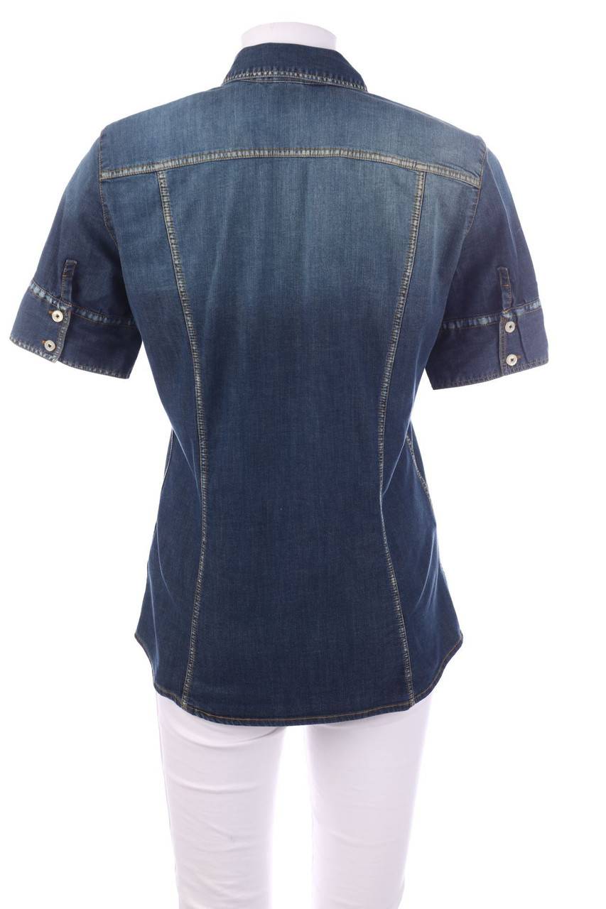 Carou BOGNER JEANS Jeans-Bluse Mit Biesen
