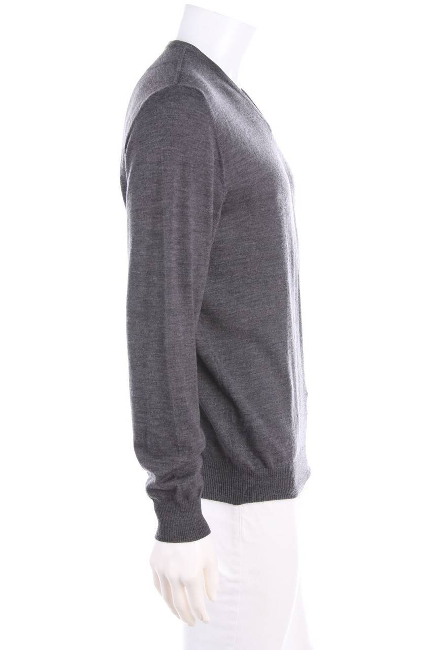 Carou BOGNER Schurwoll-Pullover Mit V-Neck