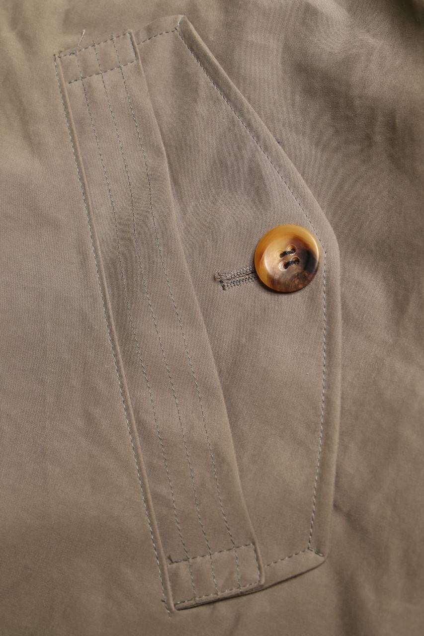 Carou BOGNER Vintage-Overcoat Mit Leder-Details