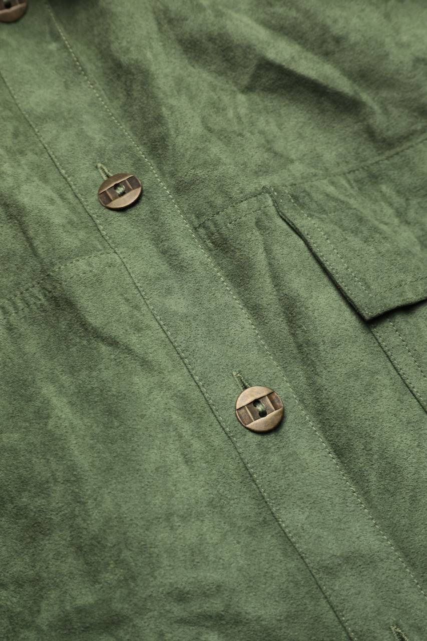 Carou BONITA Faux Leather-Hemd-Bluse