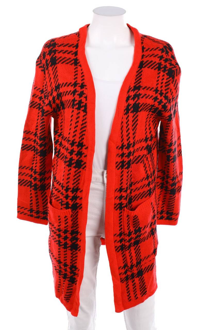 Carou bonprix collection Cardigan mit Karo-Muster