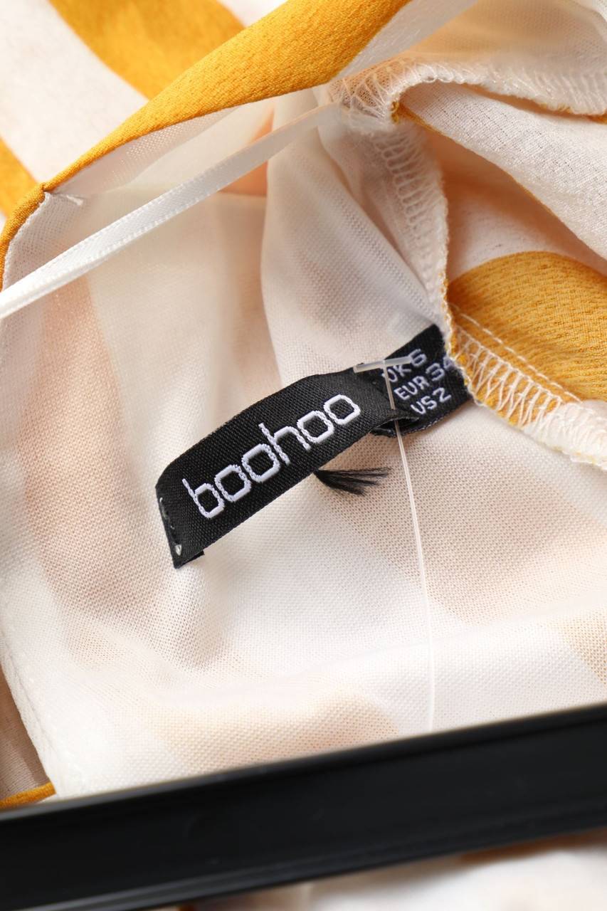 Carou Boohoo Bluse In Wickel-Optik Zum Knoten