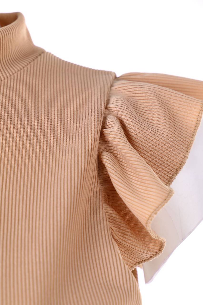 Carou Boohoo Crop-Top Mit Volants