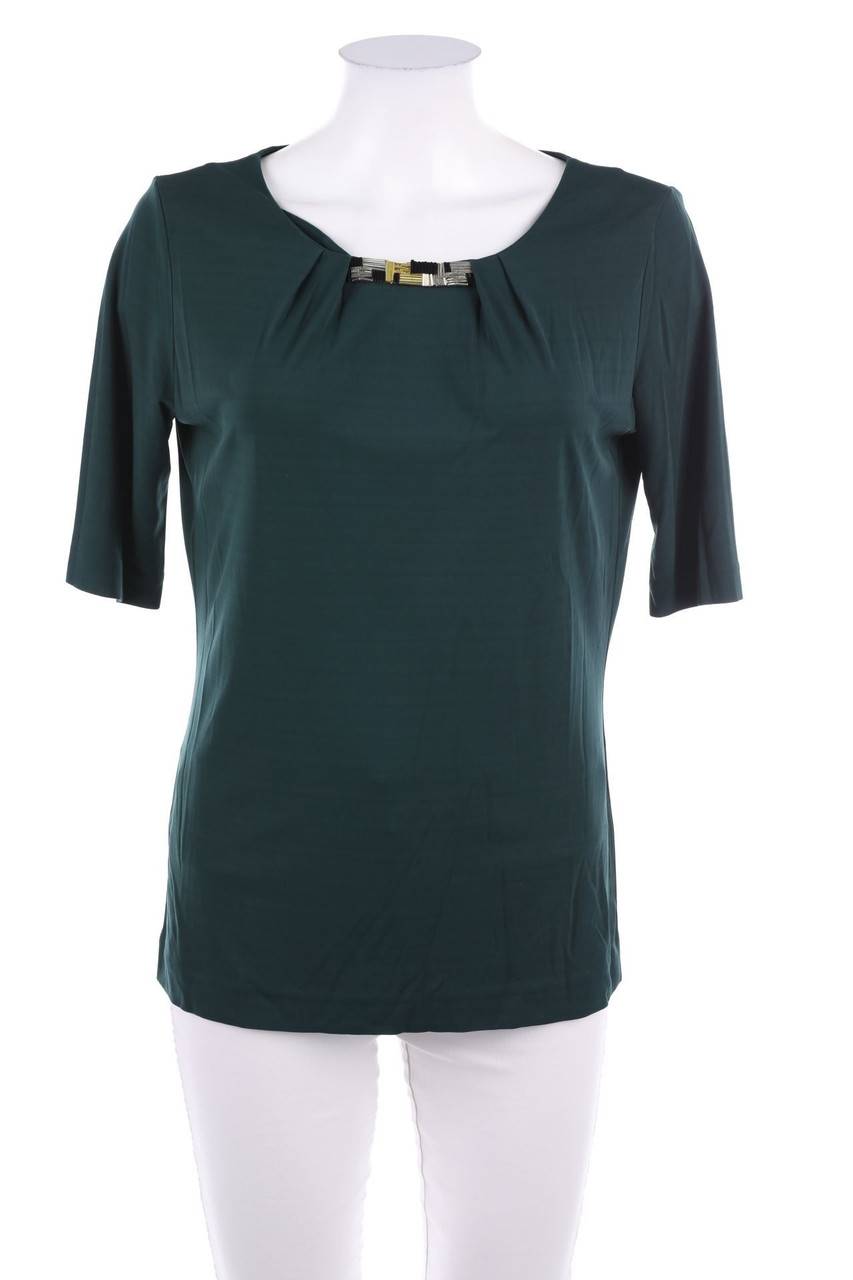 Carou BOSS HUGO BOSS Kurzarm-Bluse mit Perlen