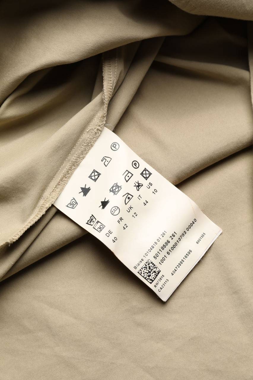 Carou BOSS HUGO BOSS Kurzarm-Bluse Mit Stretch