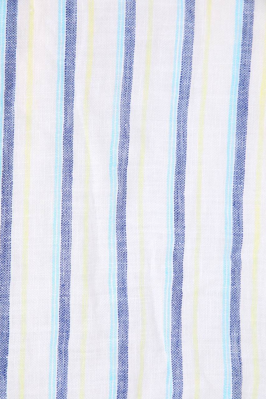 Carou BOSS HUGO BOSS Leinen-Hemd Mit Streifen