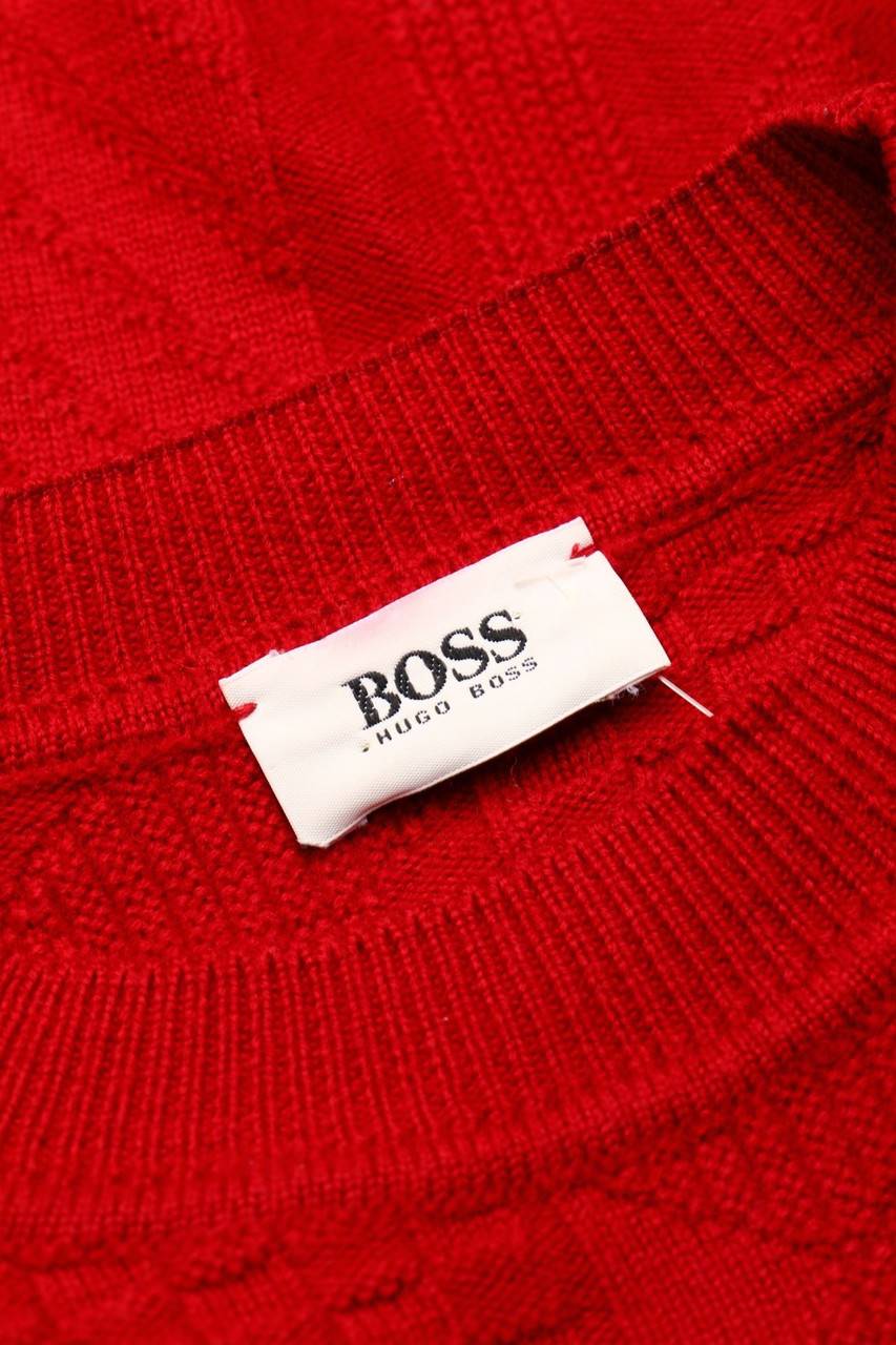 Carou BOSS HUGO BOSS Vintage-Schurwoll-Pullover