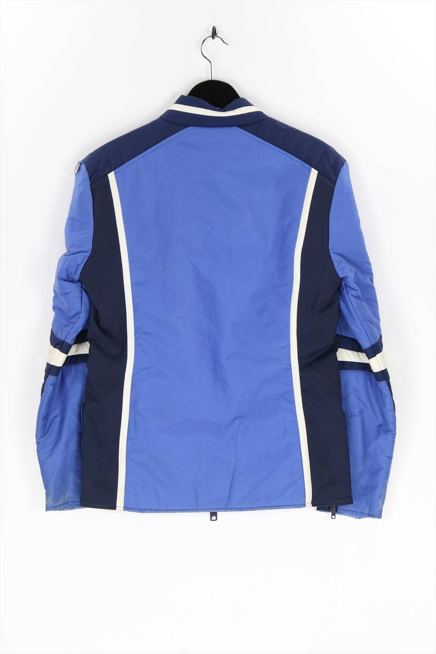 Carou BRAUN Vintage-wattierte Jacke Im Biker-Stil