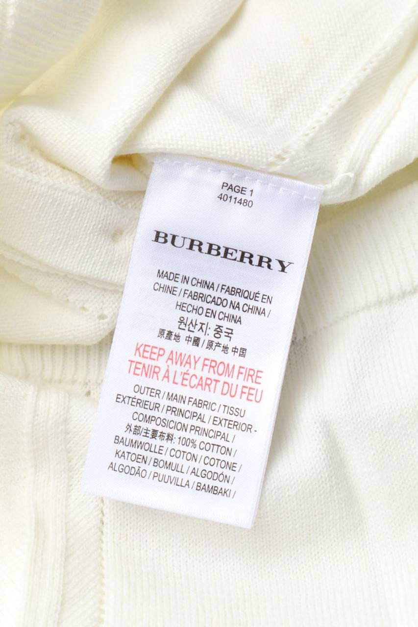 Carou BURBERRY Baumwoll-Strickjacke