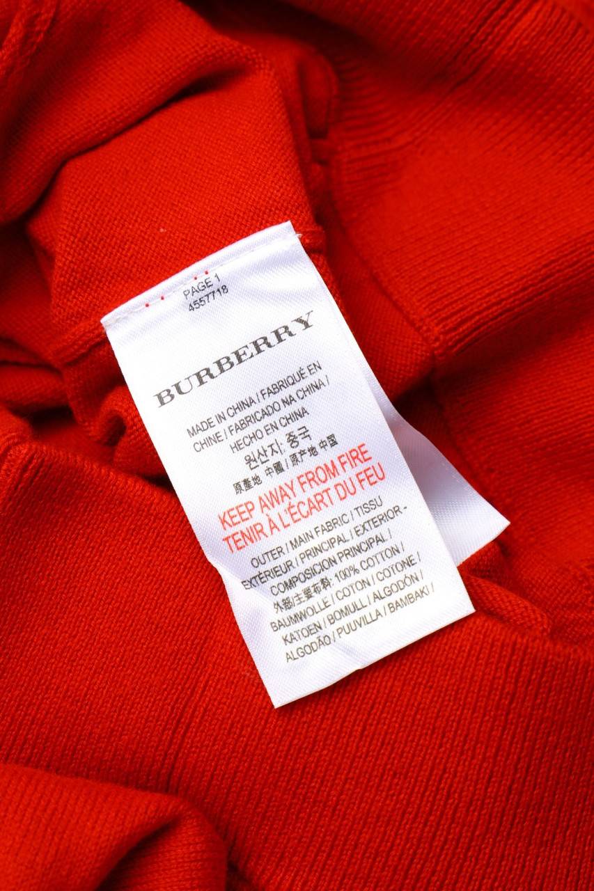 Carou BURBERRY Cardigan Mit Elbow Patches