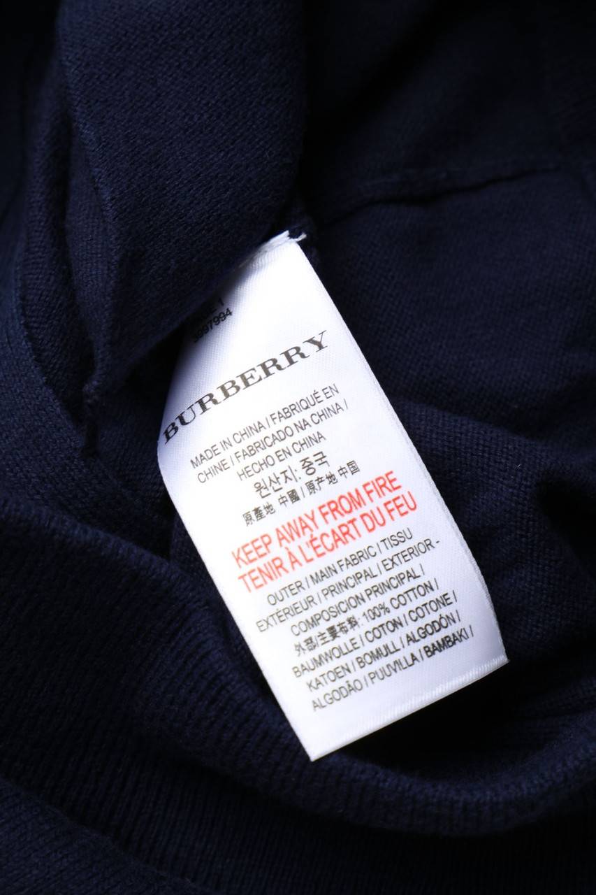 Carou BURBERRY Cardigan Mit Elbow Patches