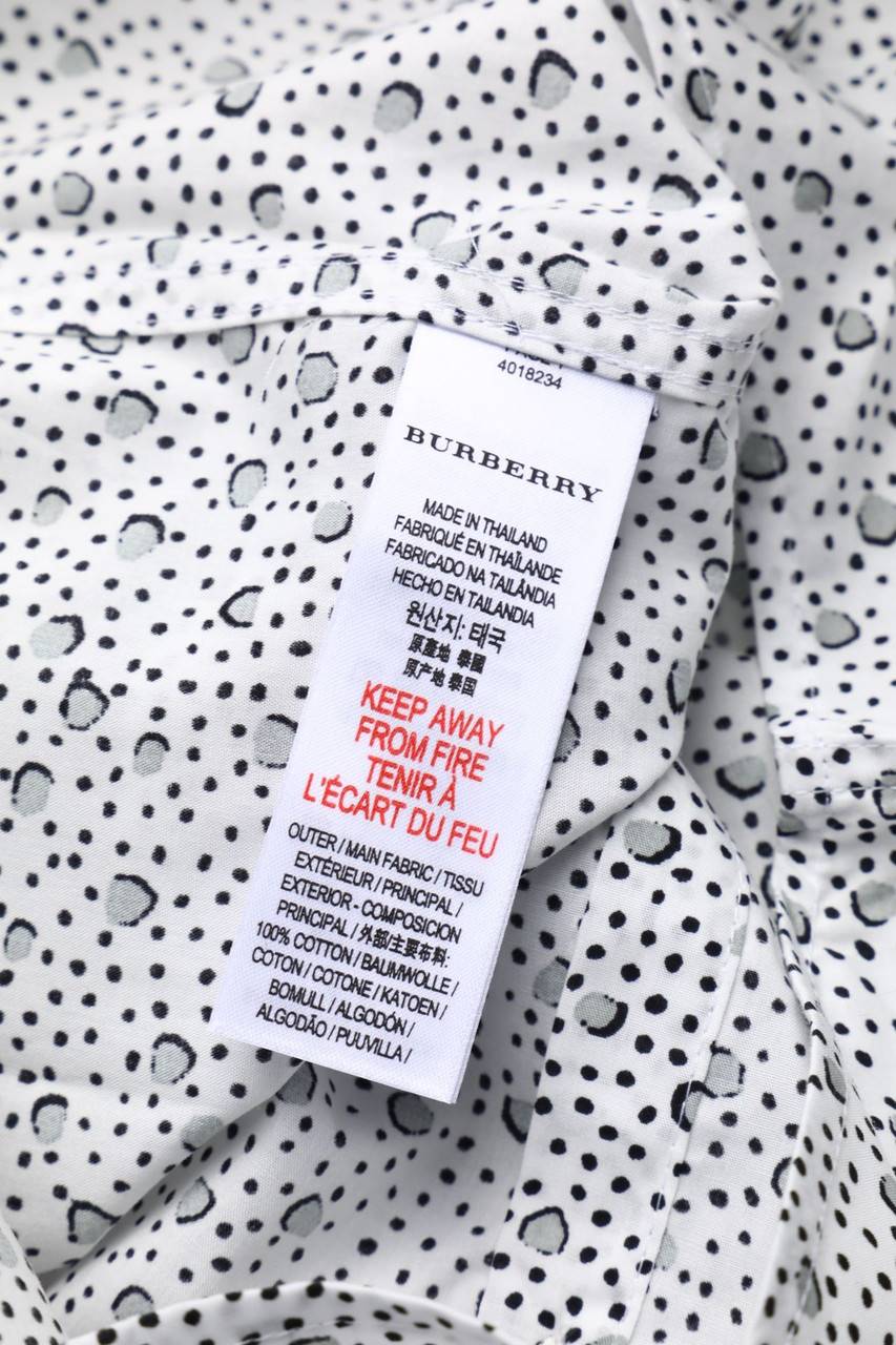 Carou BURBERRY Hemd Mit Punkten