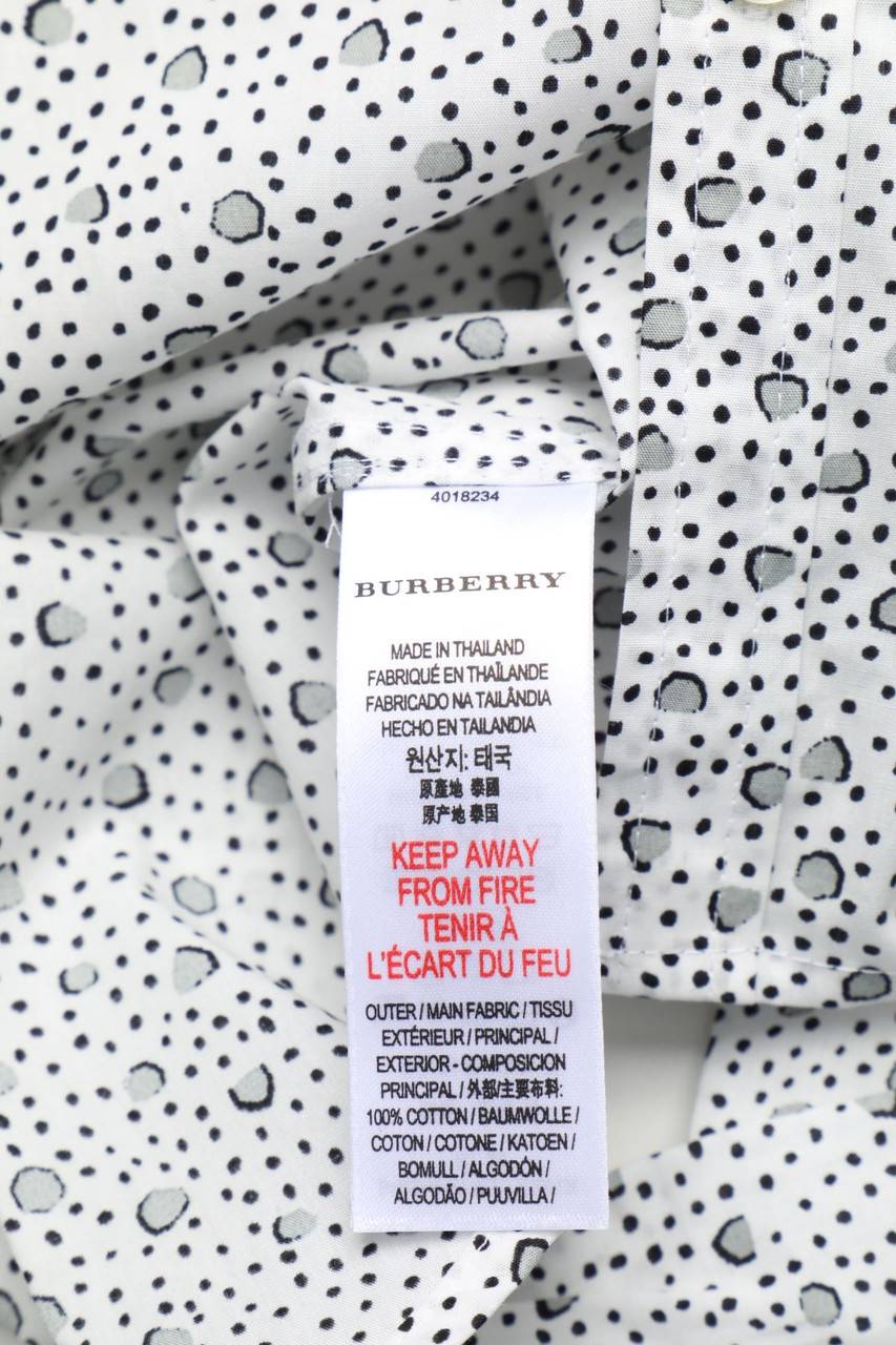 Carou BURBERRY Hemd Mit Punkten