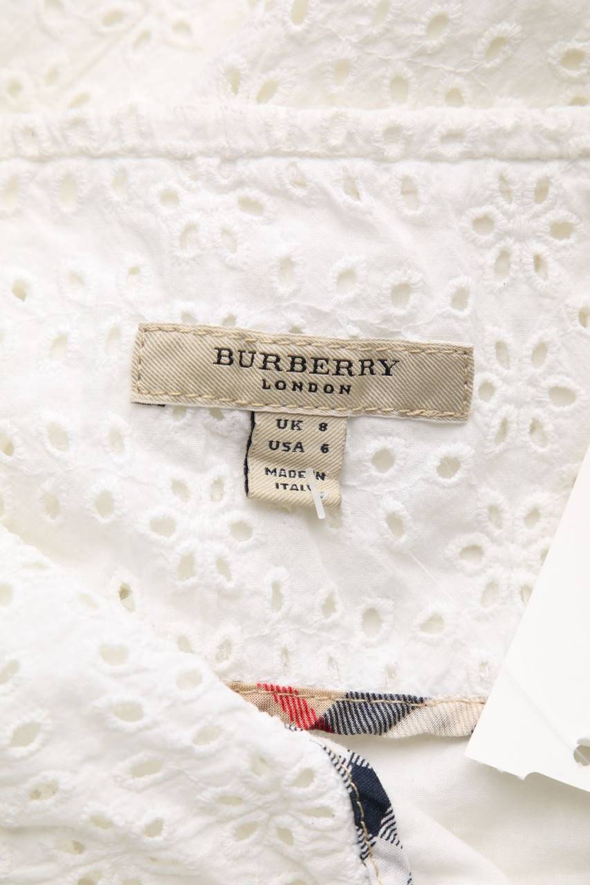 Carou BURBERRY LONDON Falten-Rock Aus Lochspitze