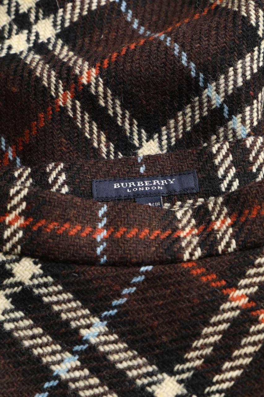 Carou BURBERRY Midi-Tartan-Rock Aus Wolle