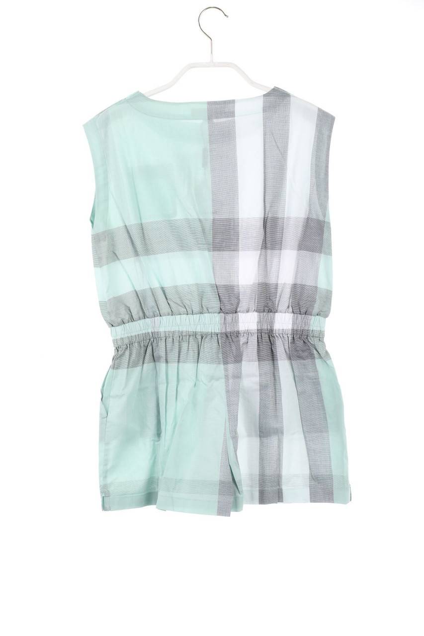 Carou BURBERRY Playsuit Mit Karo-Muster