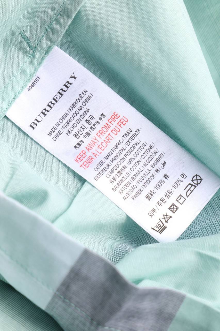 Carou BURBERRY Playsuit Mit Karo-Muster