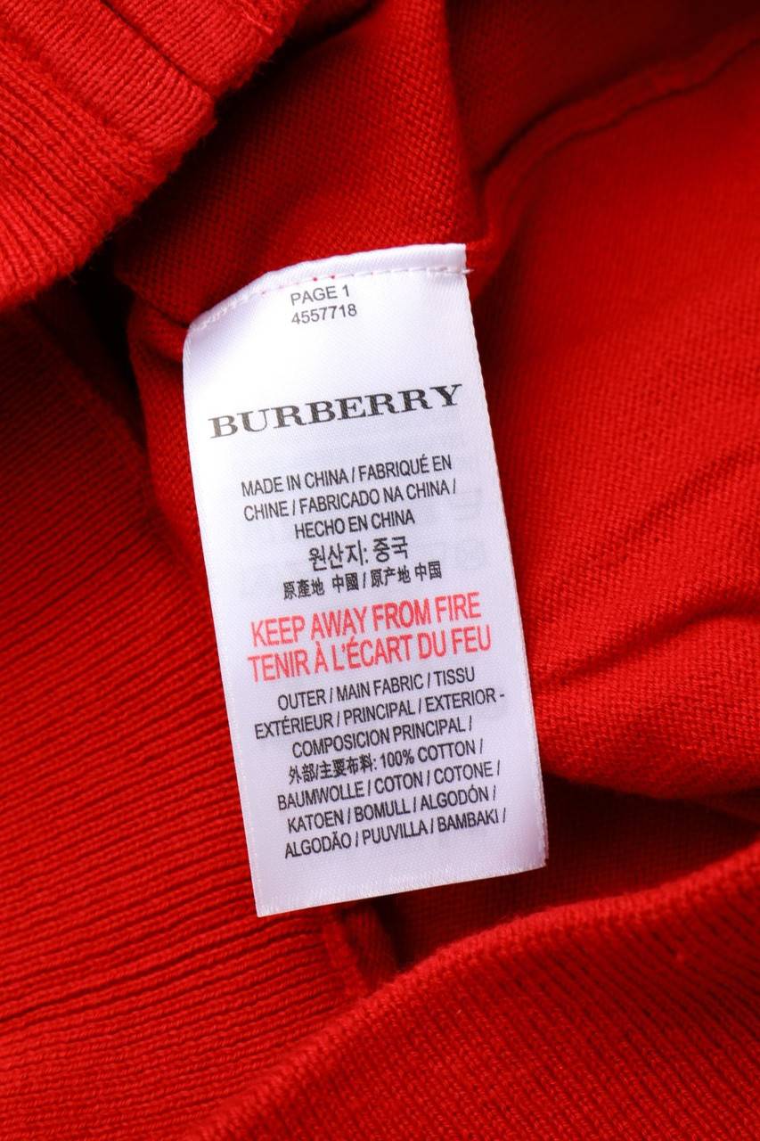 Carou BURBERRY Strickjacke Mit Elbow Patches