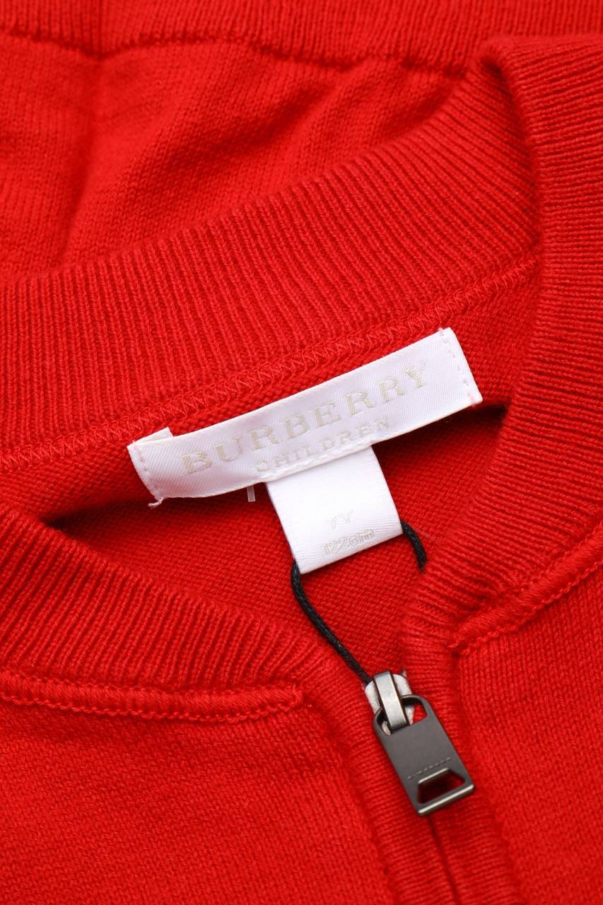 Carou BURBERRY Strickjacke Mit Elbow Patches