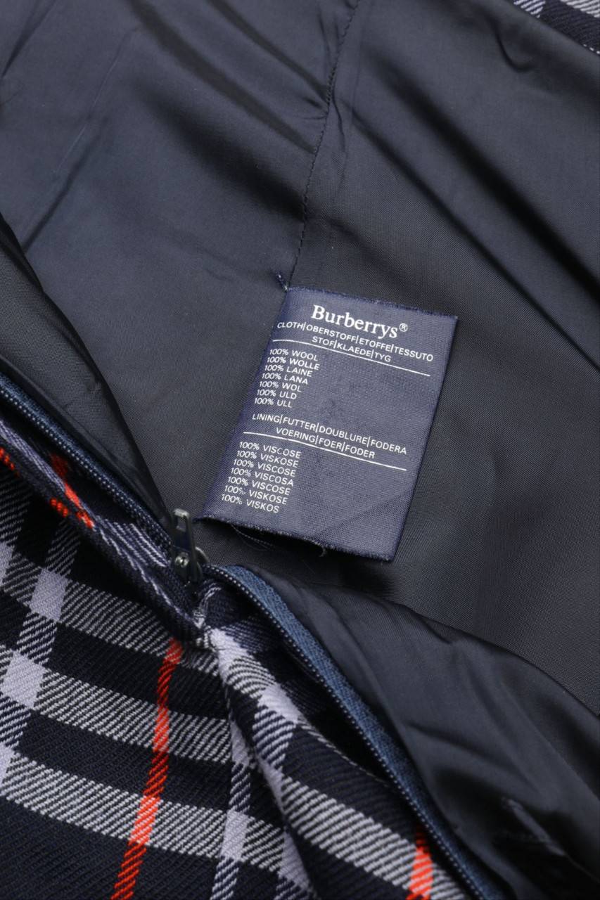 Carou BURBERRYS´ Karo-Midi-Falten-Rock