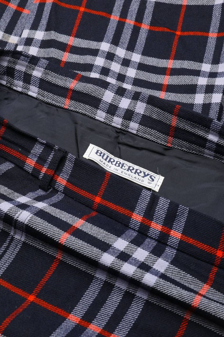 Carou BURBERRYS´ Karo-Midi-Falten-Rock