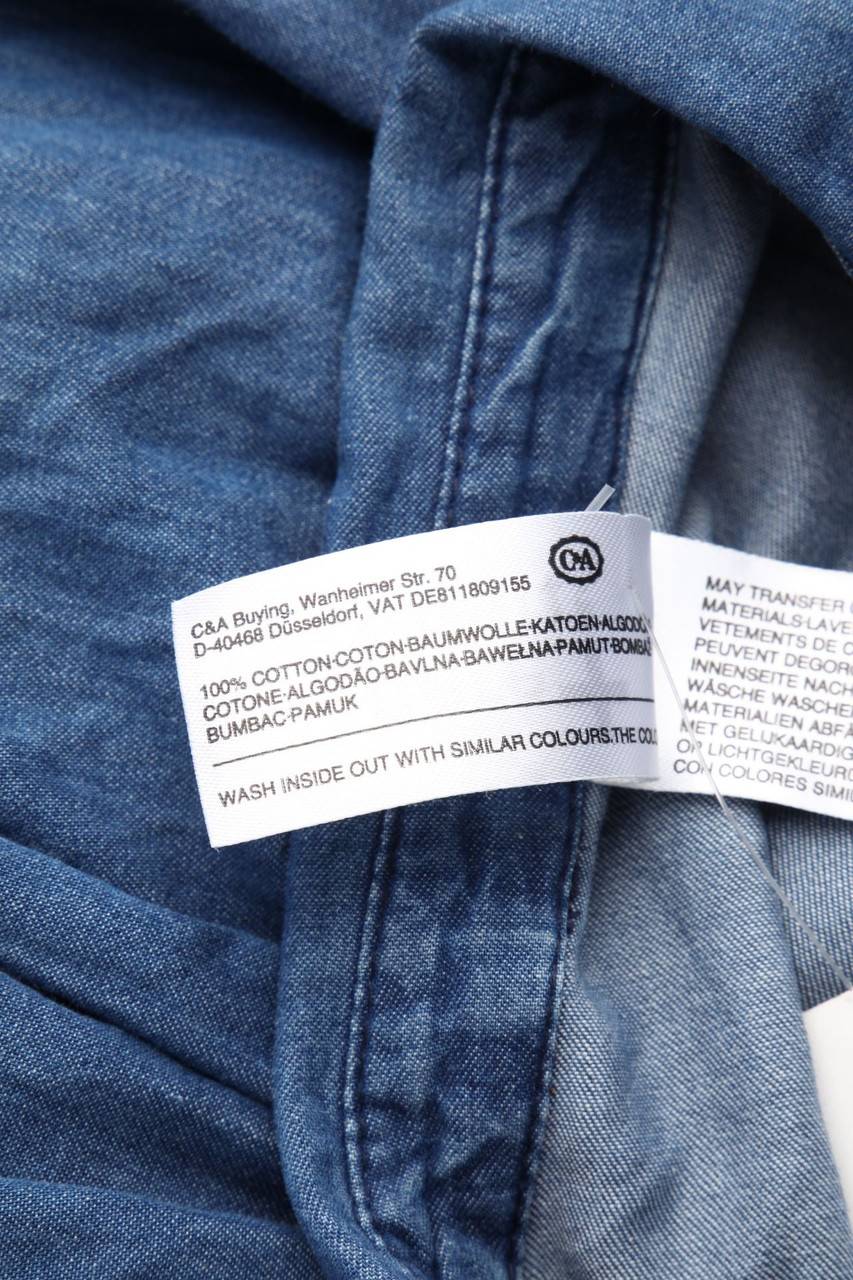 Carou C&A Denim-Kleid Mit Stickereien